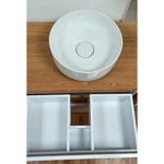 Imagen de Mueble de baño Suspendido Beatriz 60 cm Blanco con Catedral con bacha