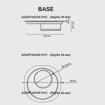 Imagen de Receptáculo con rejilla y marco cuadrado dorado Elleve