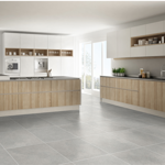 Imagen de Porcelanato para piso y pared Burdeos Tiza 60x60 cm Satinado y Rectificado