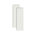 Imagen de Cerámica para pared Brick White 7,5X25 cm mate