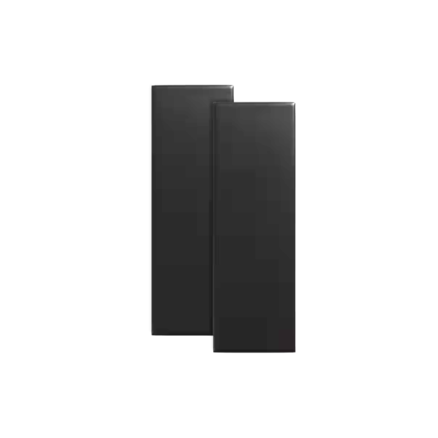 Imagen de Cerámica para pared Brick Black 7,5X25 cm mate