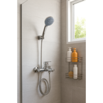 Imagen de Grifería de ducha Monocomando exterior con transferencia Milano Cromado