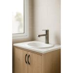 Imagen de Grifería de lavatorio Monocomando de mesada Celtic grafito