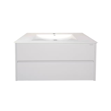 Imagen de Mueble de baño suspendido Blanco 60 cm con bacha de loza