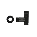 Imagen de Canilla lavarropa negro mate 3/4"x 1/2" DMC