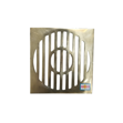 Imagen de Rejilla bronce pulido reposición reja 18,5x18,5 cm