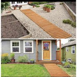 Imagen de Caminero piso de madera sendero antideslizante