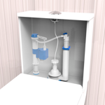 Imagen de Válvula de descarga mochila One piece Neumático Blukit