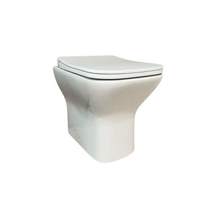 Imagen de Inodoro corto Lenna Blanco 51X34X40cm