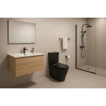 Imagen de Inodoro largo con mochila VIP Negro Mate 70X36.50X83cm