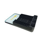 Imagen de Escurreplatos negro con porta platos removible