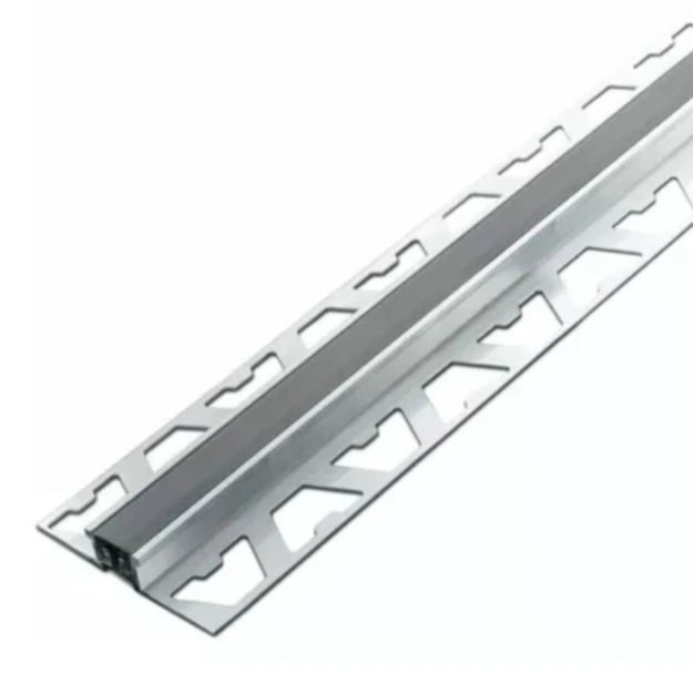 Imagen de Aluminio junta dilatación Euro 12mm 2,5mt Gris
