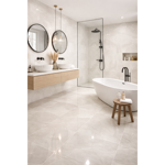 Imagen de Gres para piso y pared Onix Ice 32x66 cm pulido brillante y rectificado