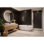 Imagen de Placa de pvc Mármol Negro 122x244cm x 3mm