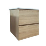 Imagen de Mueble de baño suspendido Oak 60 cm con bacha de loza