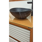 Imagen de Bacha de apoyo Ovalada 41x33 cm Negra Marmolada Dmc